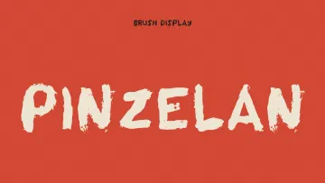 Pinzelan - Grunge Brush Font