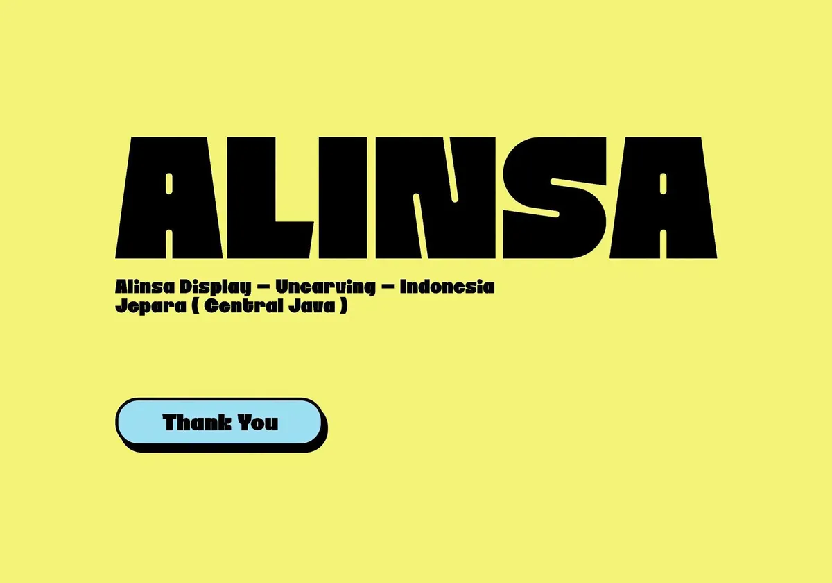 Alinsa — Display Font