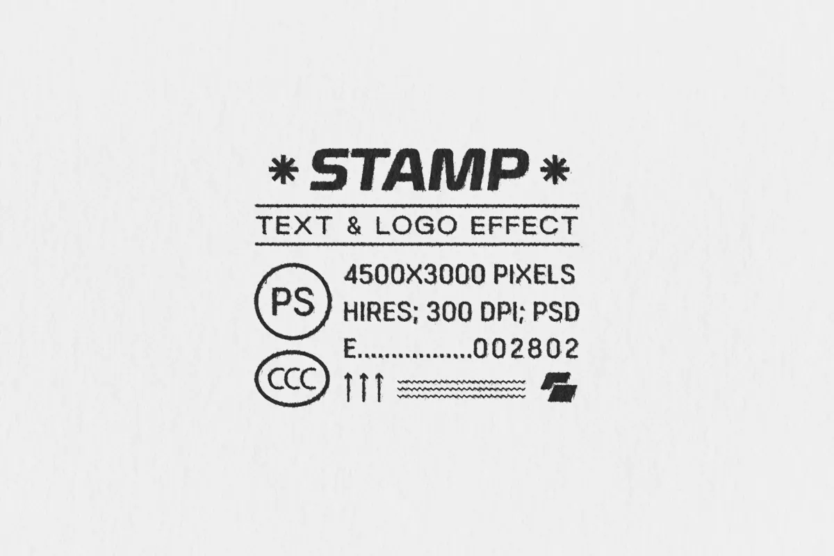 Stamp Printer Design Effect