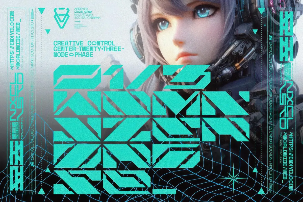 NCL Raxor — Futuristic Cyberpunk Font