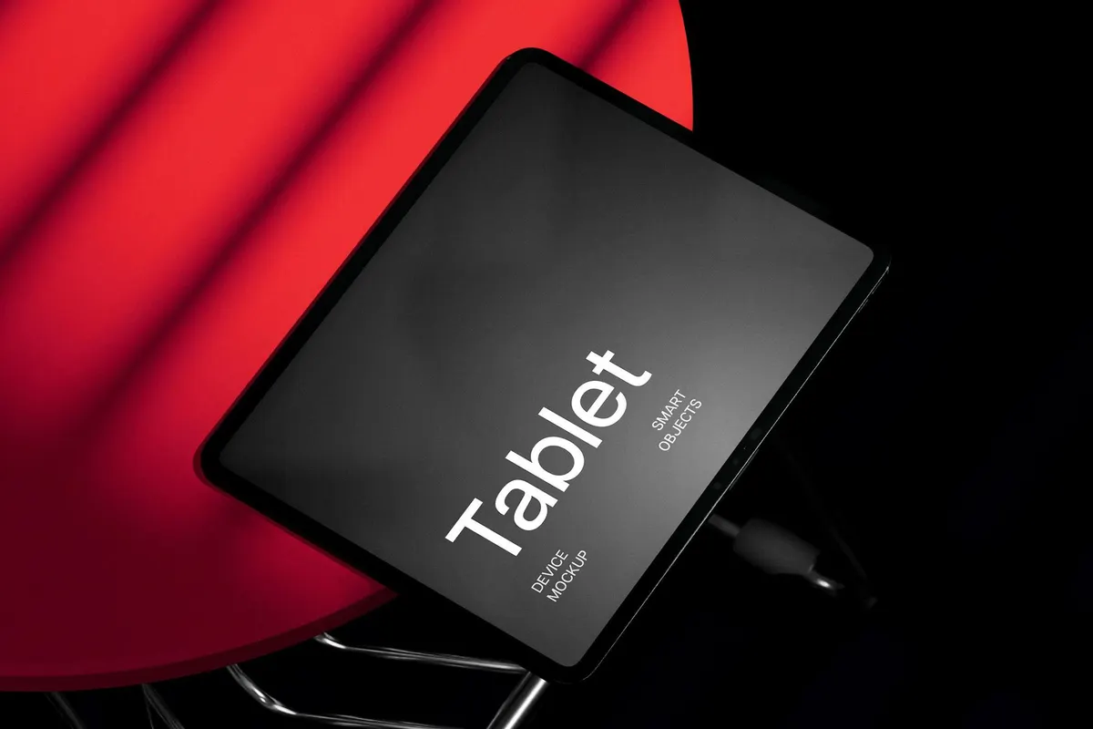 Cinematic M4 iPad Pro Mockup