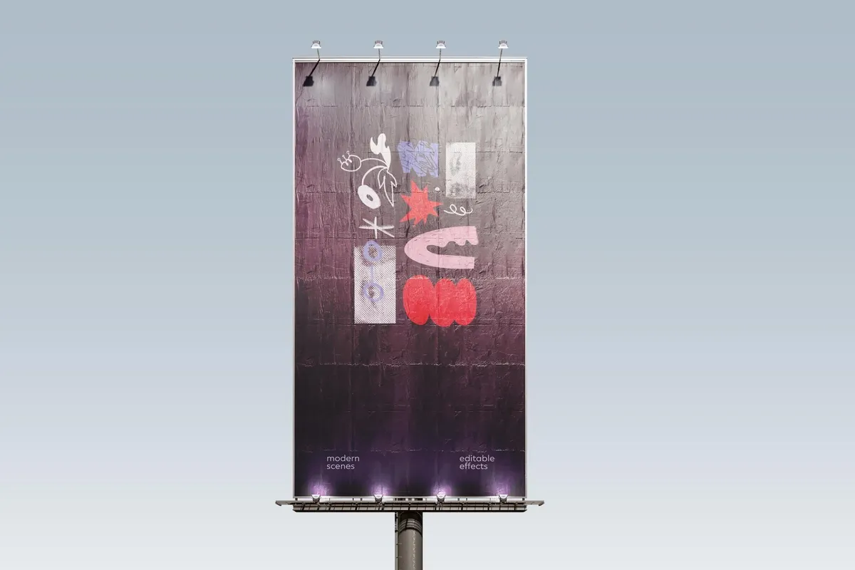 Outdoor Billboard Mockup