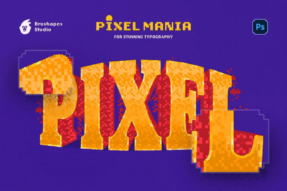 Pixel Mania Photoshop Brushes