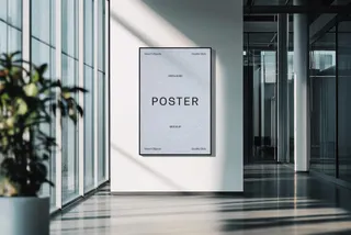Office Poster Mockup