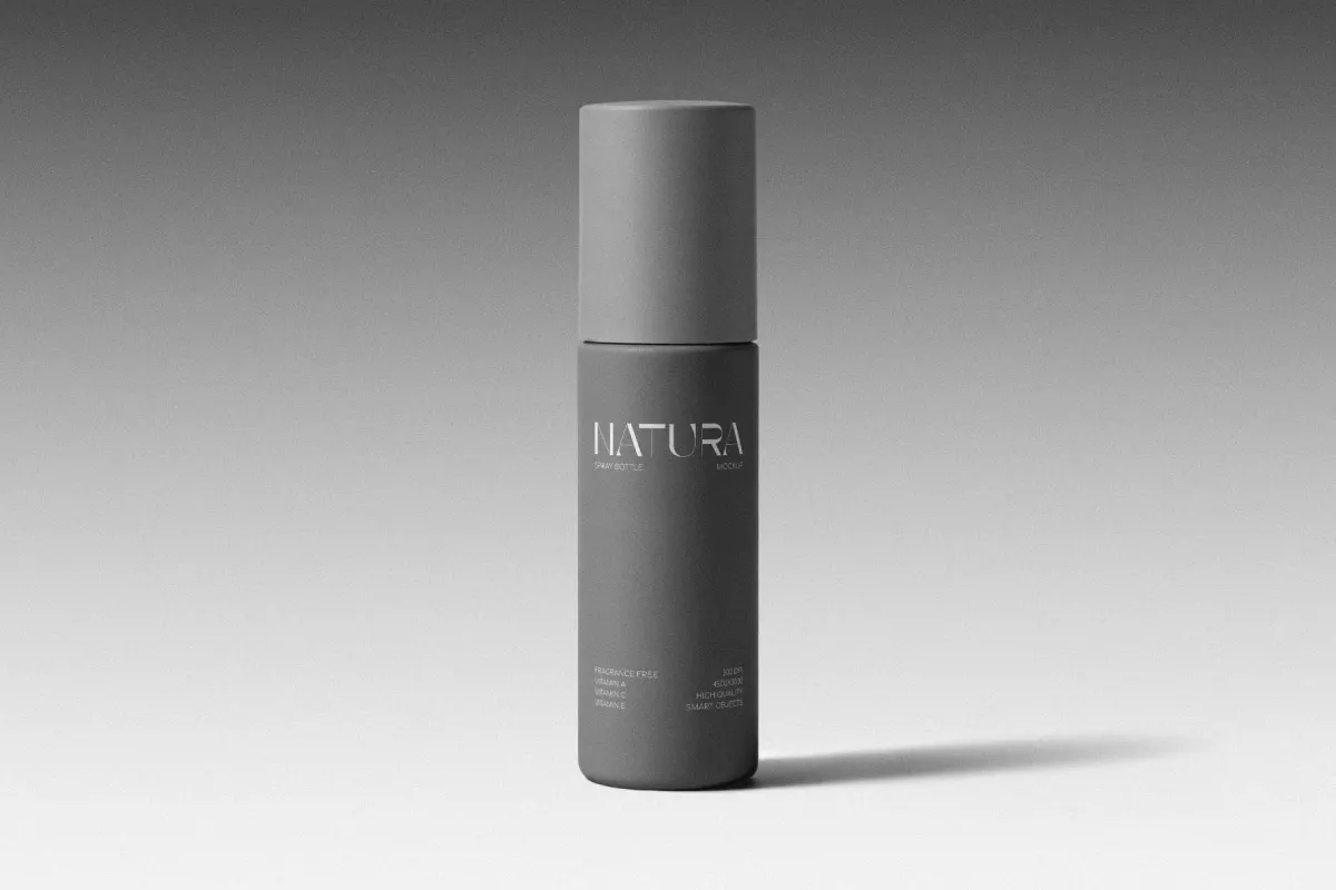 Spray Bottle Mockup