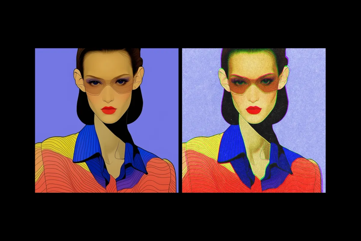 Retro Printer Effect
