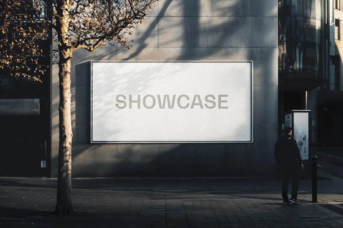 Outdoor City Banner Mockup