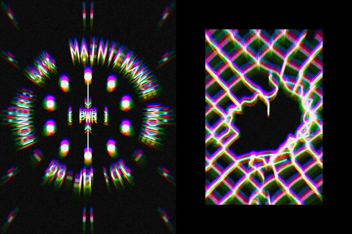 Chromatic Aberration Text Effect