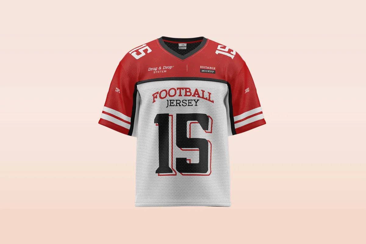 American Football Jersey Mockup