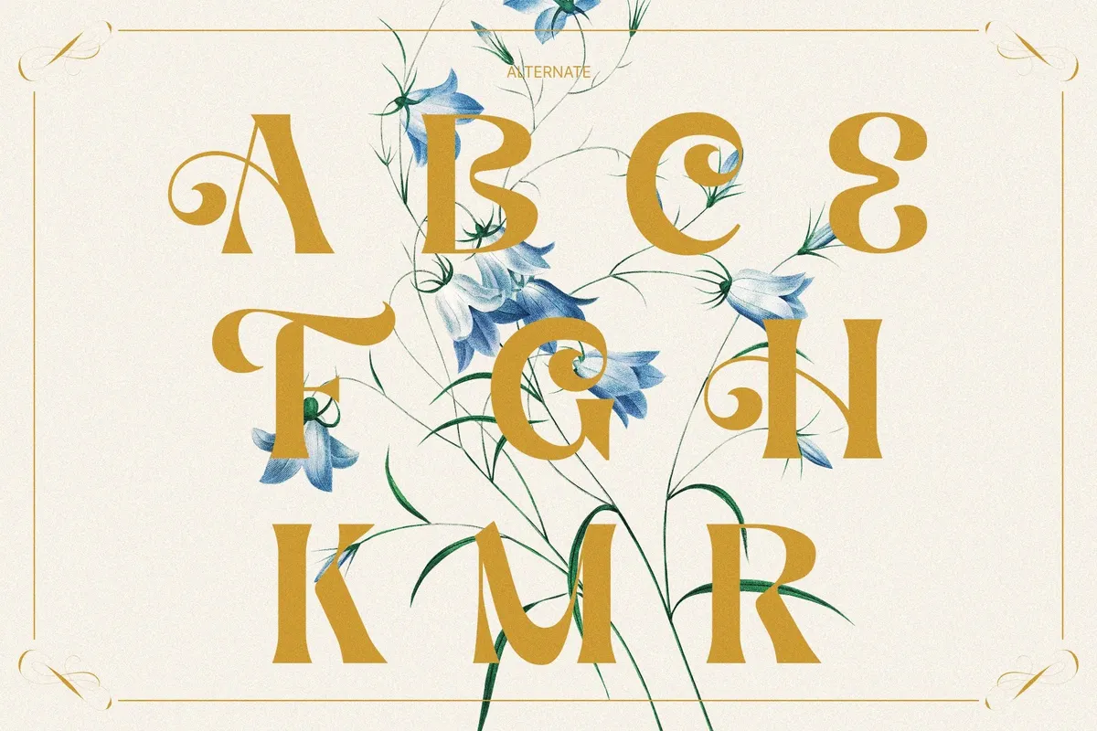 AEKIY KAGON — Elegant Swash Serif Font