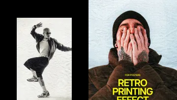 Paper Print Photo Effect for Posters