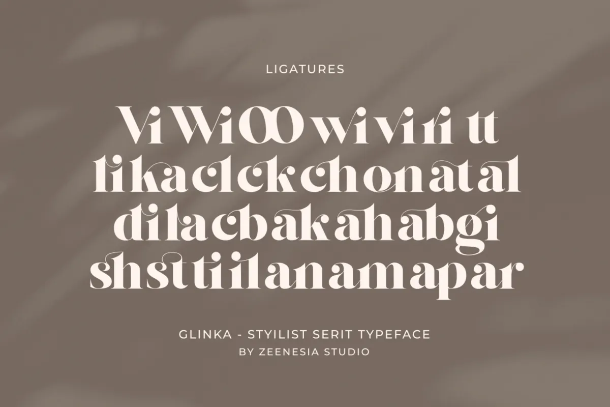Glinka - Elegant Serif Font