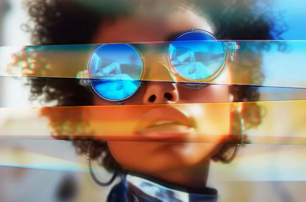 Sunlit Prism Photo Effect
