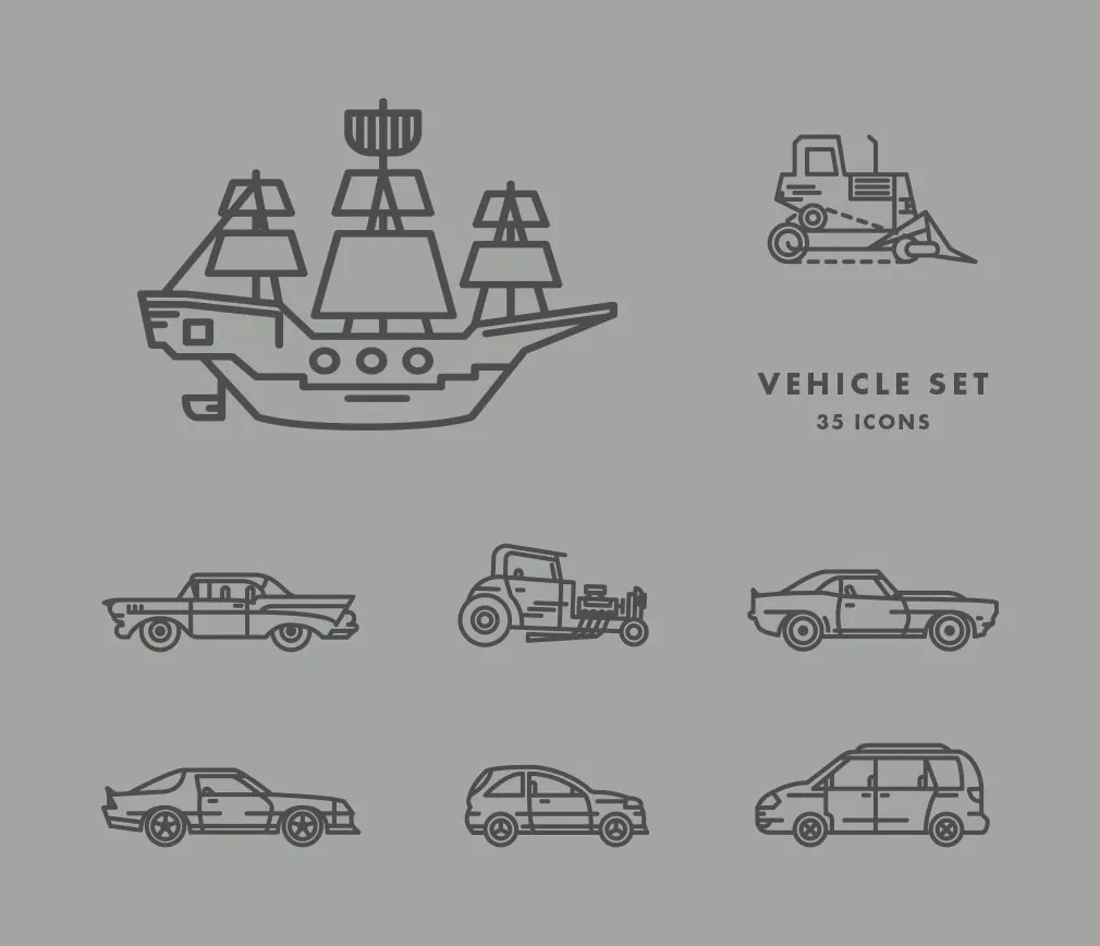 280 Vector Line Icons Pack