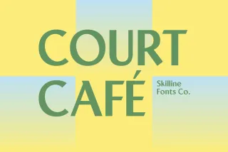 Court Cafe - Geometric Sans Serif Font