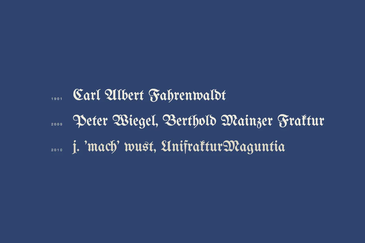 Unifraktur Maguntia - Free Gothic Font