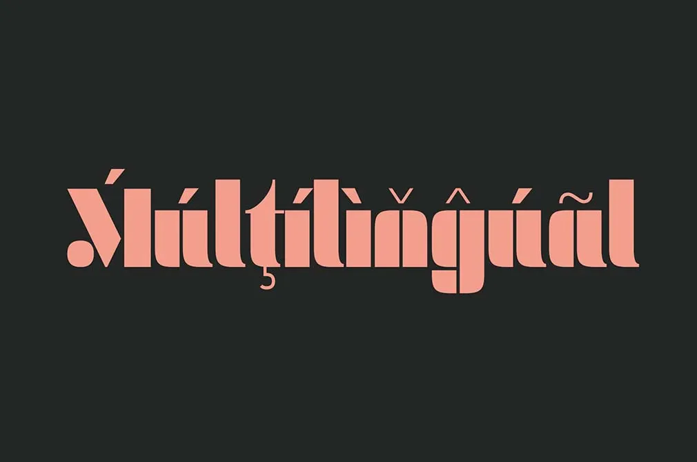Tghead Geometric Font