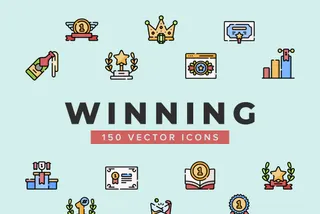 Winning Vector Icons