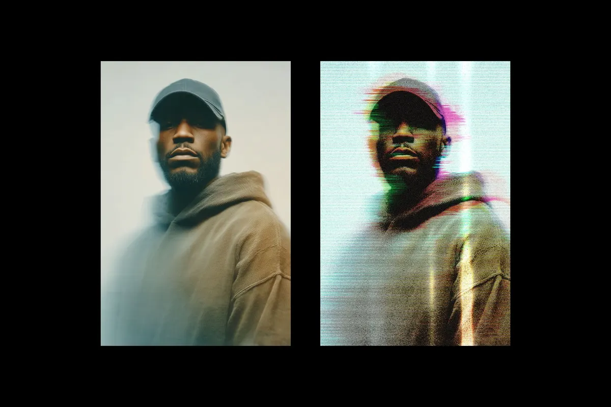RGB Glitch Photo Effect