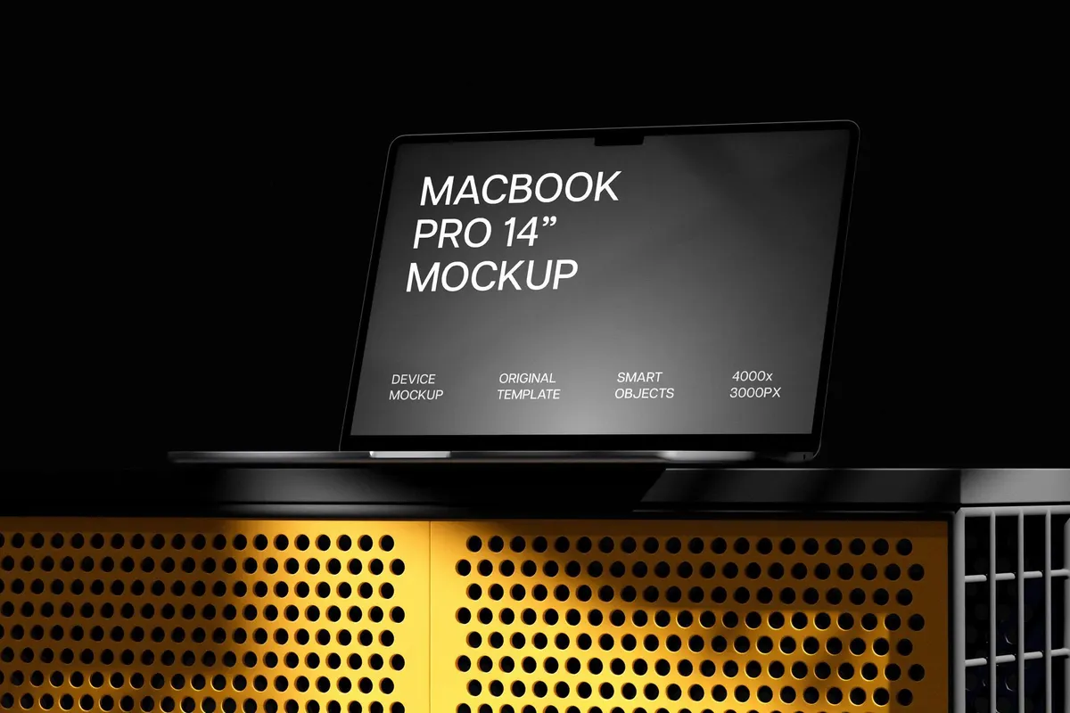 Macbook Pro 14" Mockups