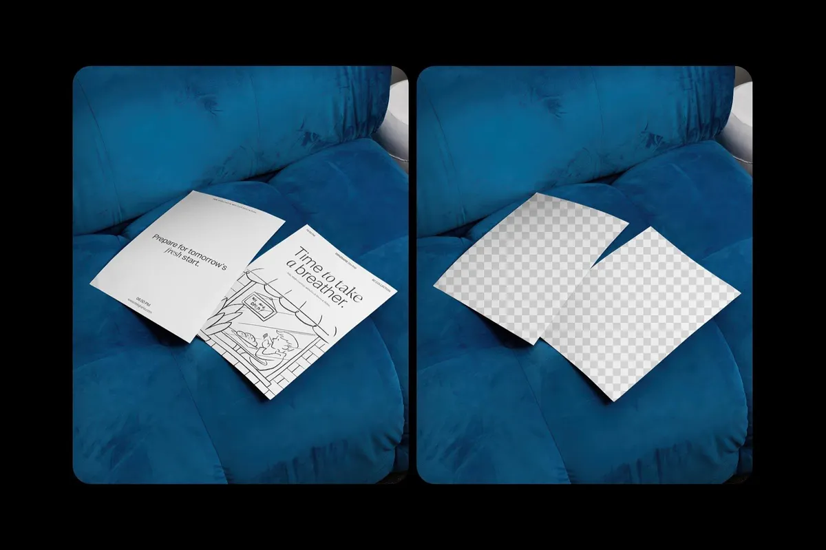 A3 Posters & Plush Mockup Scene