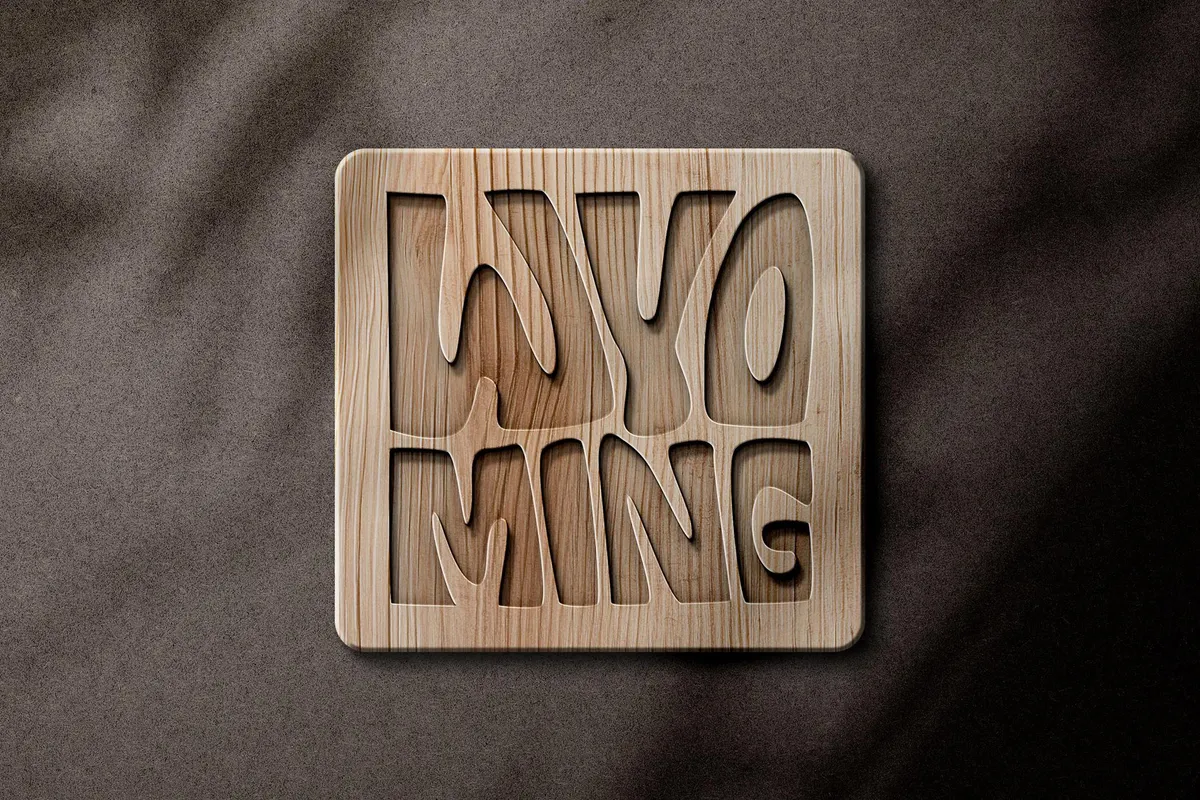 Wooden Sign Cut Out Mockups
