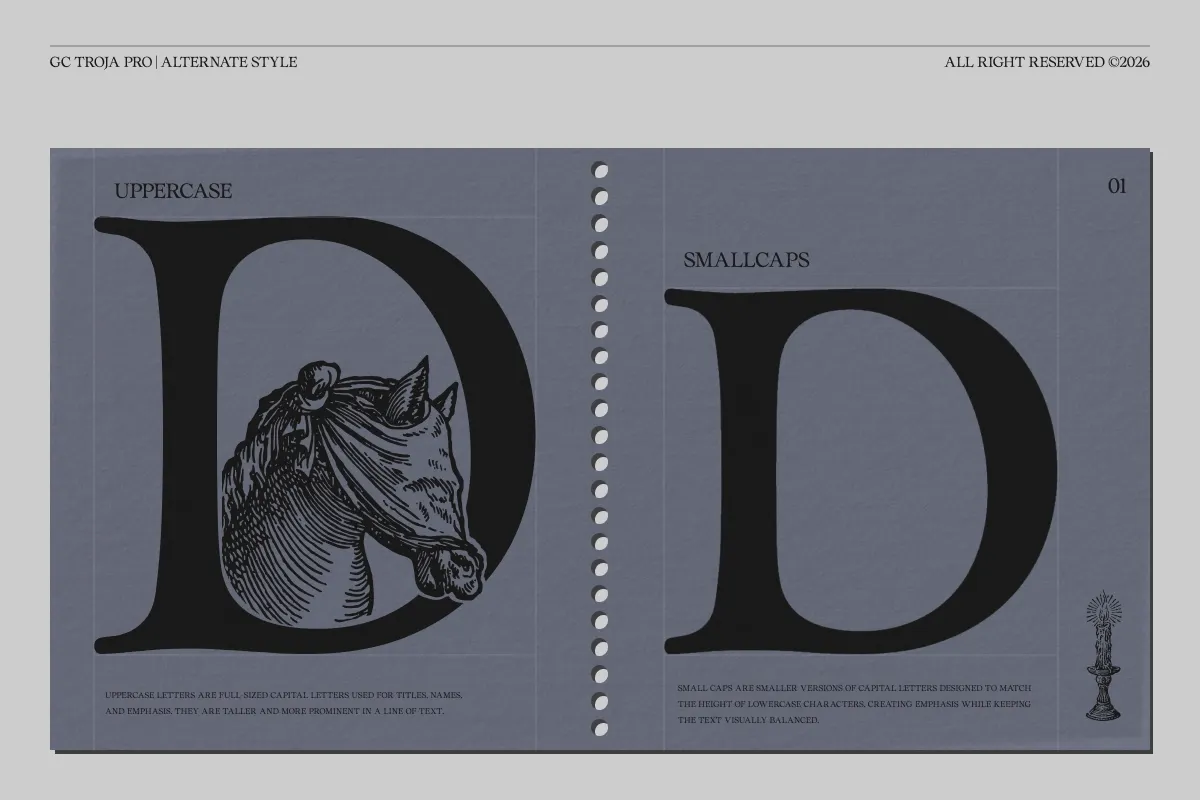 GC Troja Pro - Luxury Classic Serif Font