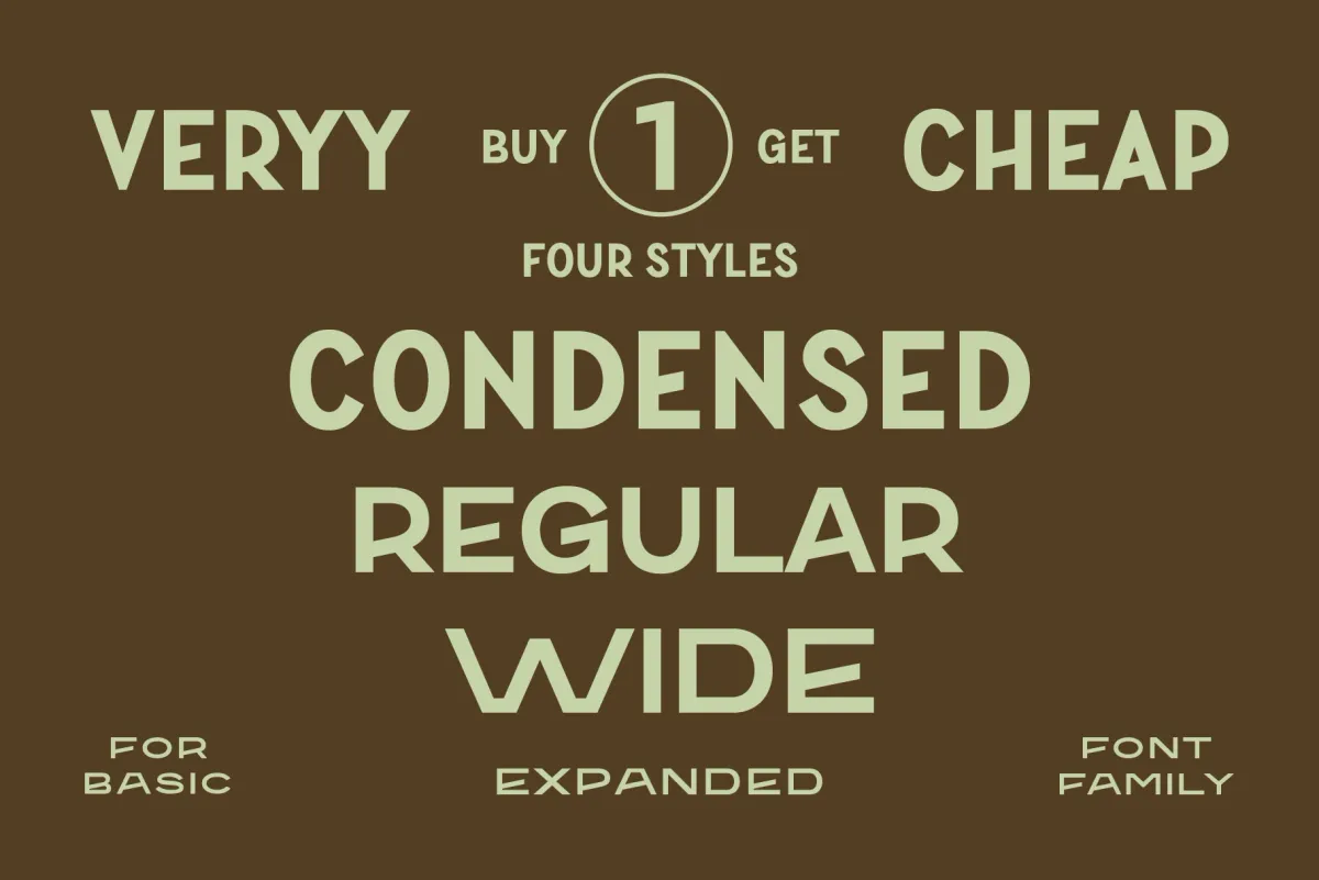 Southbased - Geometric Sans Serif Font Family