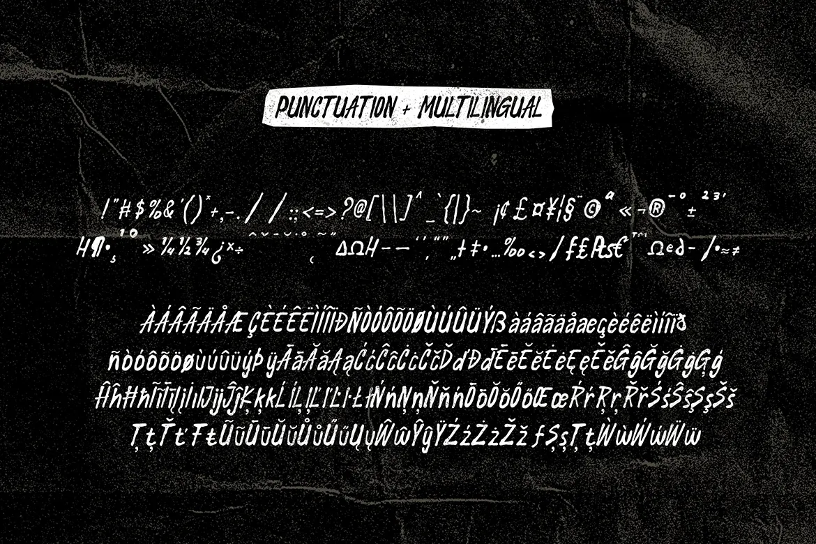 Latenight Waves - Grunge Brush Font