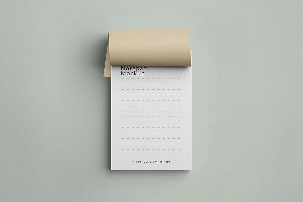 Realistic Notepad Mockup Vol.1