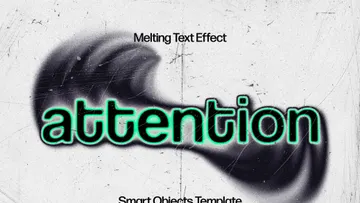Twirl Blurred Text Effect