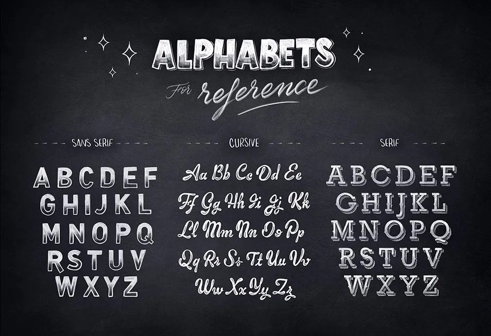 Chalk Lettering Procreate Brushes