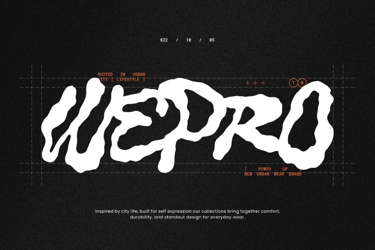 Bornea Brush - Organic Graffiti Script Font
