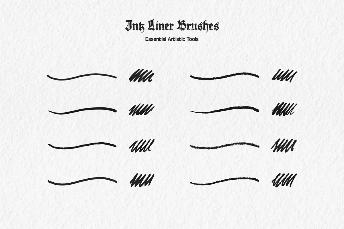 Essential Liner Procreate Brushes