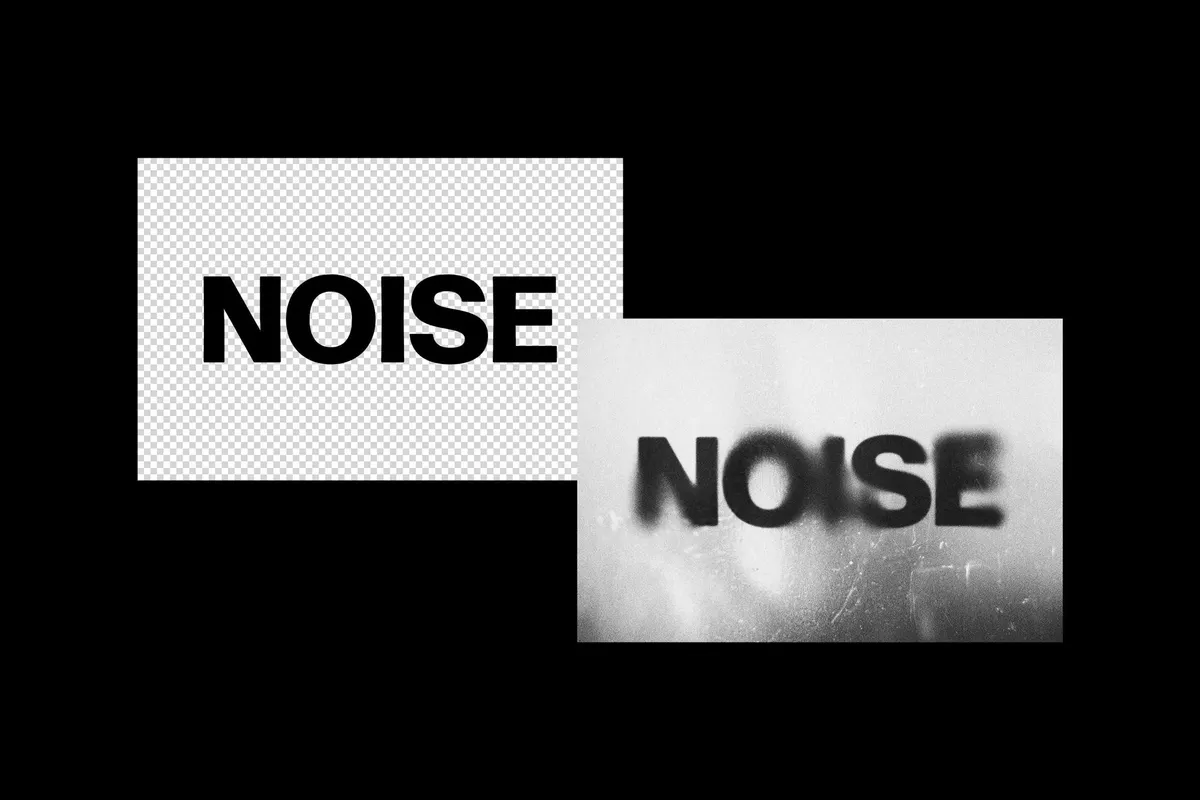 Blurred Noise Effect