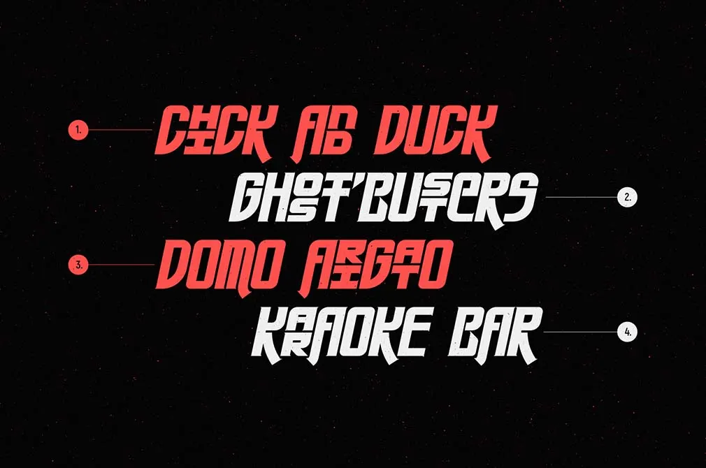 TOKIO NOIR Display Font