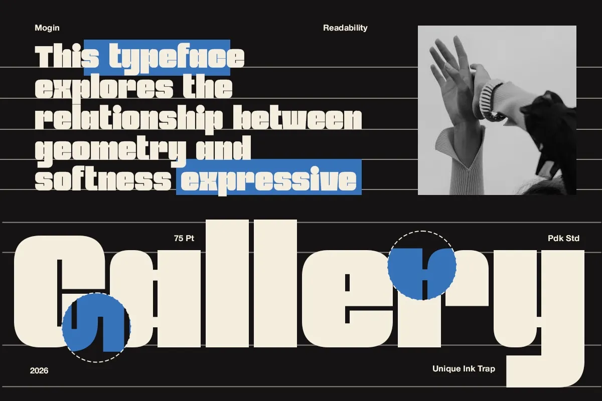Mogin - Bold Extended Display Font