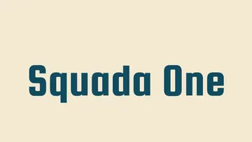 Squada One - Sports Magazine Font