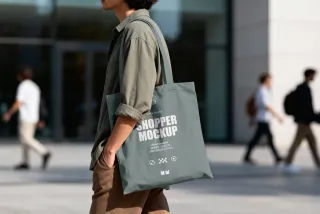 Canvas Shopper Mockup