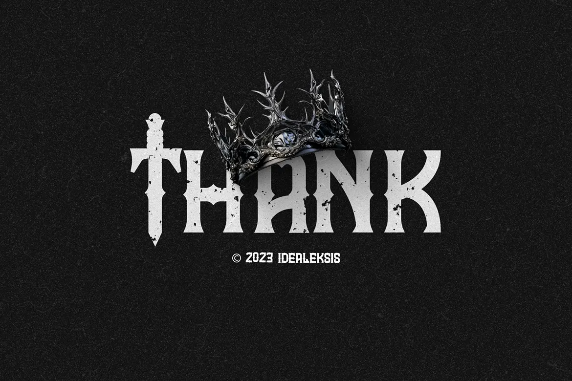Gates – Gothic Medieval Display Font
