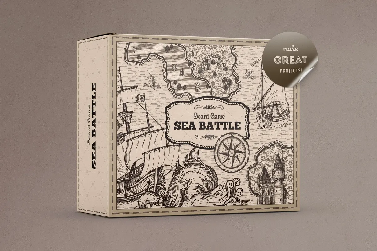 Magic Lands: Vintage Map Creator. Illustrator Brushes