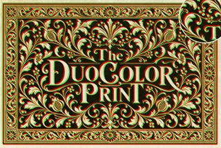 Duo Color Print Effect