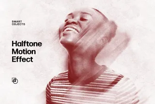 Halftone Motion Photo Effect