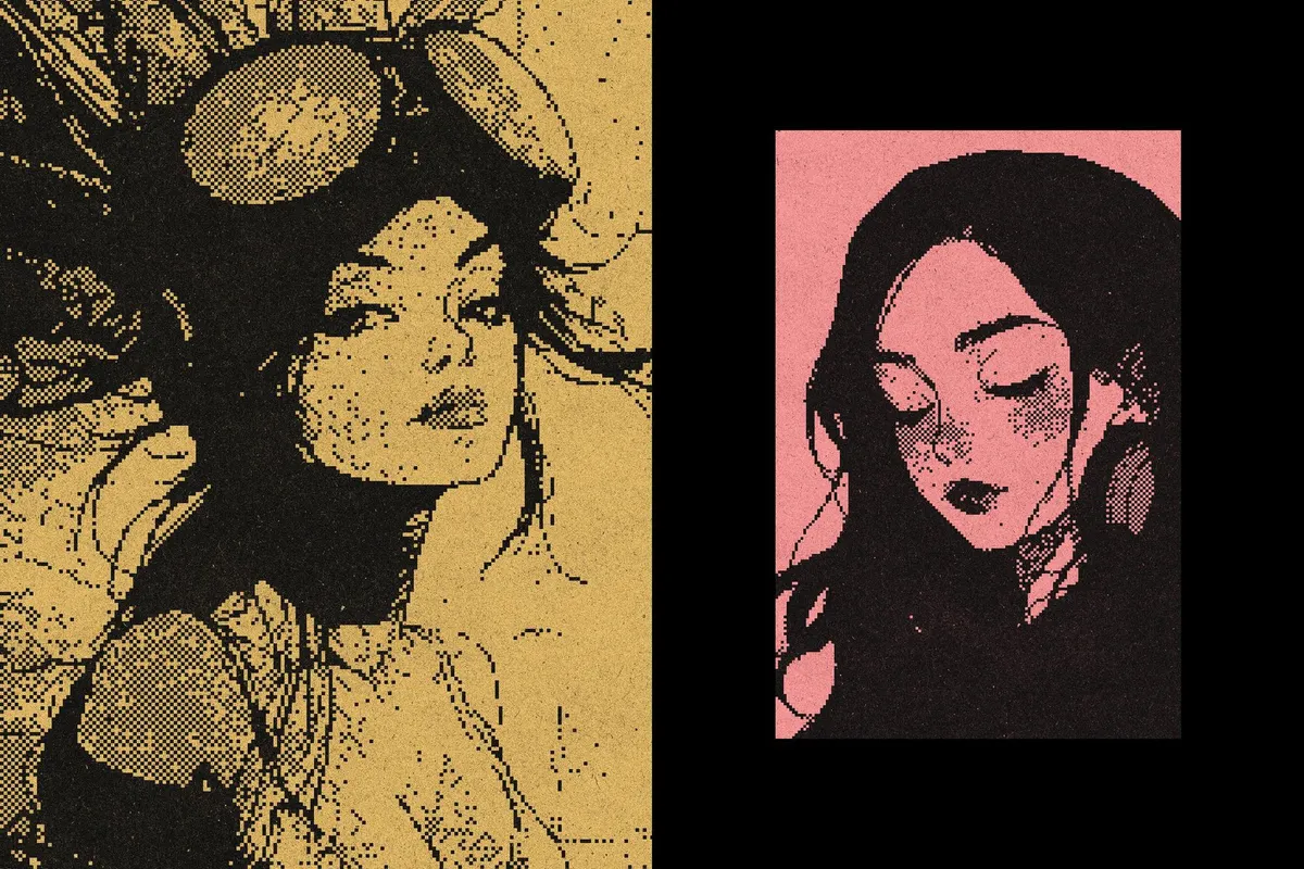 Retro Pixelated Effect