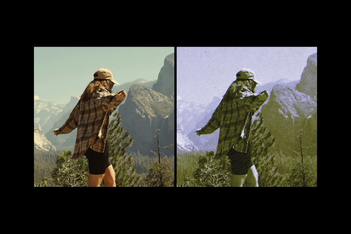 Retro Printed Photo Effect