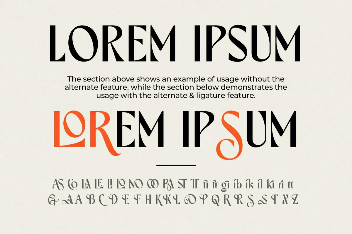 Advera — Bold Display Font