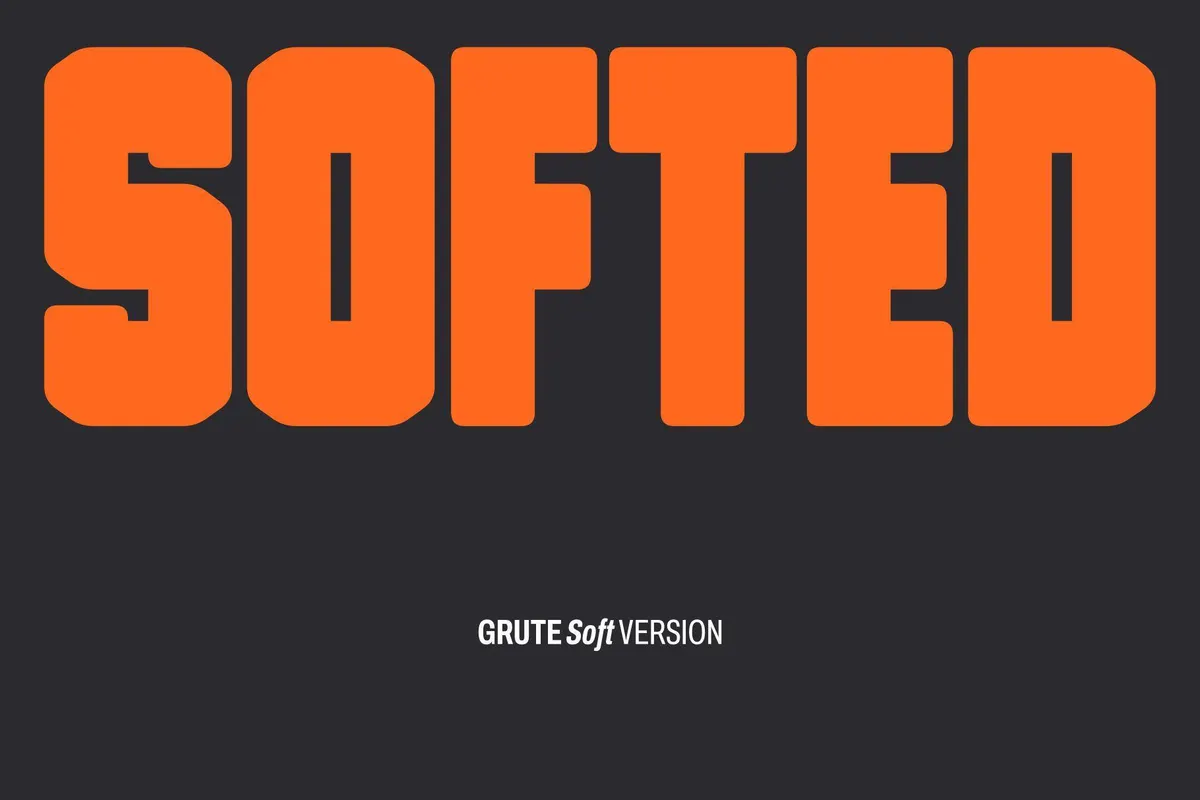 Grute Bold Sport Font