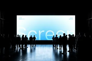 Event Hall 21:9 Screen Mockup