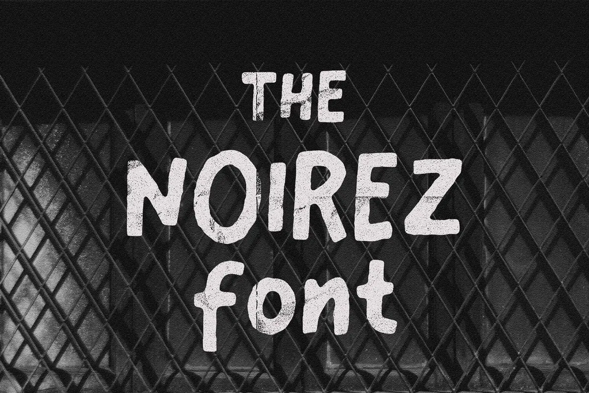 Noirez - Vintage Sans Serif Font