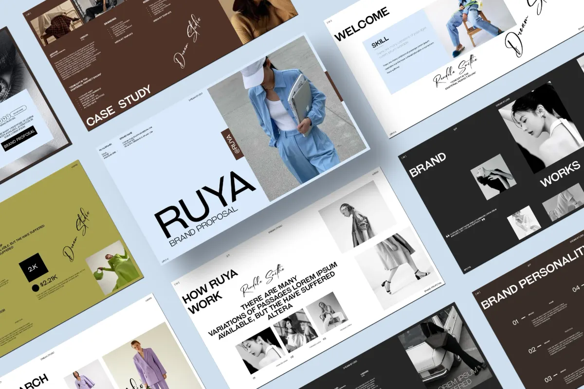 RUYA / Brand Proposal Presentation Template